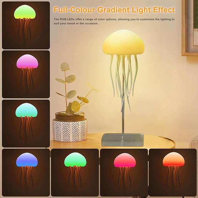 Jellyfish RGB Night Light Voice Control